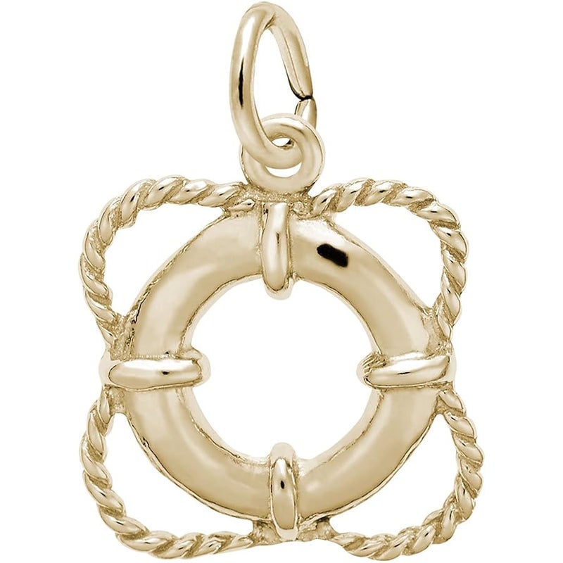 Life Preserver Charm, Charms for Bracelets and Necklaces